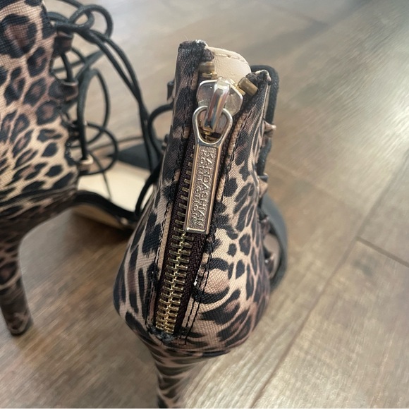 Kardasihan Kollection Lacy Cheetah Heels 👠 Women’s 7 - Picture 9 of 10